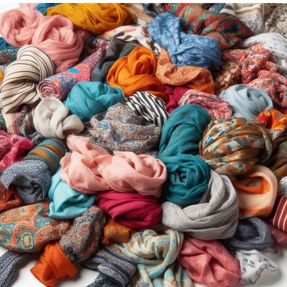 Winter Scarf Mystery Box- 10 scarves included! - Picture 2 of 2